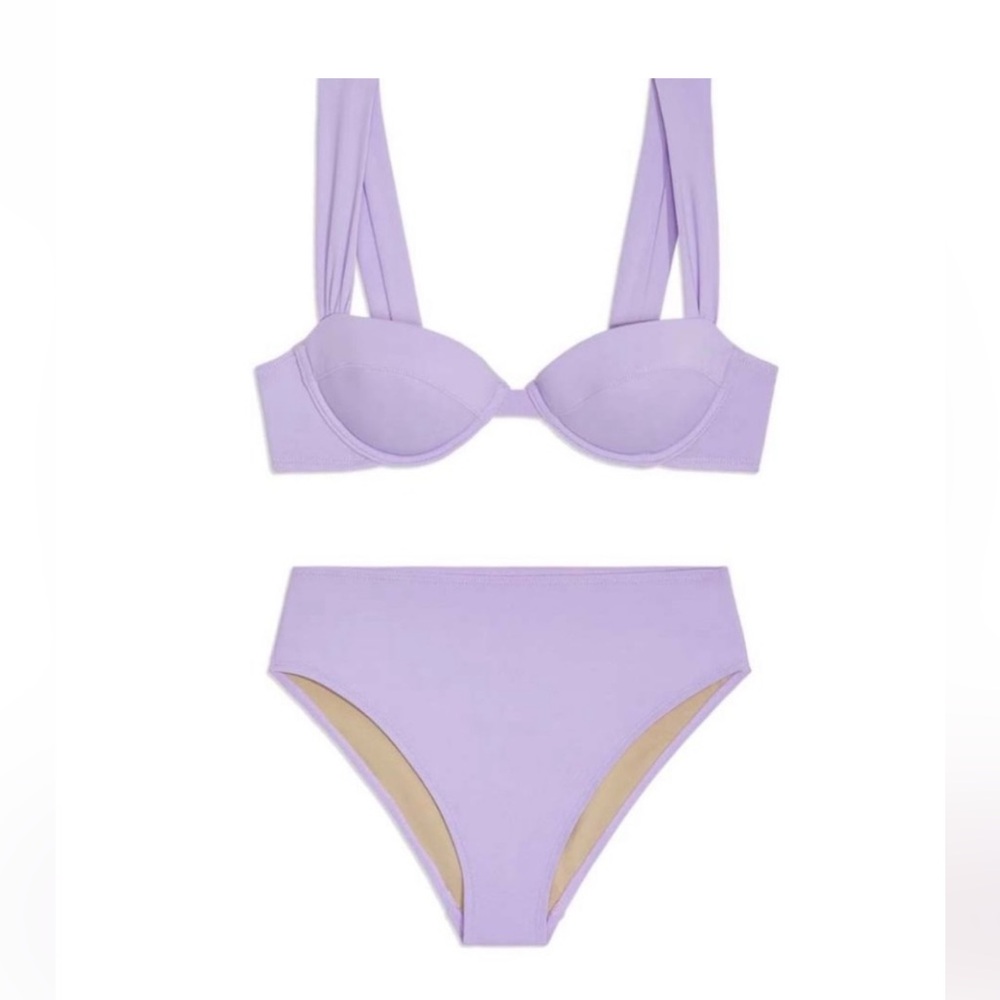 WeWoreWhat Lavender bikini set